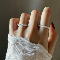 Silver Heart Winning Ring (Pair of 2)
