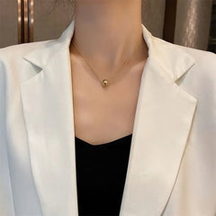 Golden Pearl Pendant Chain
