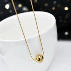 Golden Pearl Pendant Chain