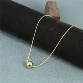 Golden Pearl Pendant Chain