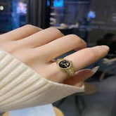 Golden Watch Time Ring