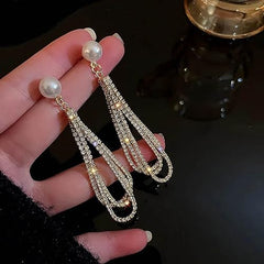 unique sparkling pearls earnings