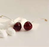 Delicious Cherry Pearl Earrings
