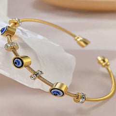 Gold Platted Evil Eye Stylish Bracelet