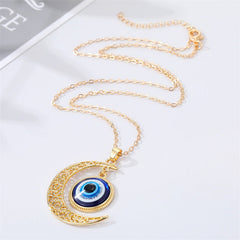 Golden Evil Eye Necklaces