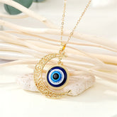 Golden Evil Eye Necklaces