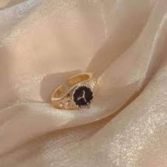 Golden Watch Time Ring