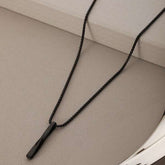 Steel Vertical Bar Pendant