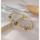 Gold Platted Evil Eye Stylish Bracelet