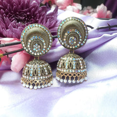 Cosmic Swirl Jhumkas