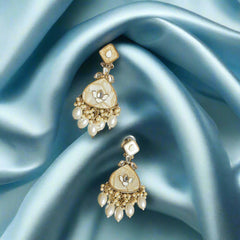 White Pearl Jhumka