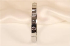 Silver Stainless With Zircon