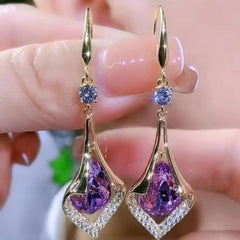 Blessy Shinny Zircon Earrings