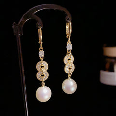 Gold Plated Infinity Earrings