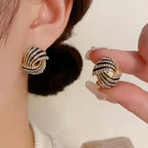 Black Beauty Earpins