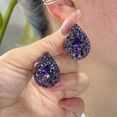 Royal Orchid Earings