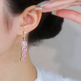 Sweet PInk Sapphires Earrings