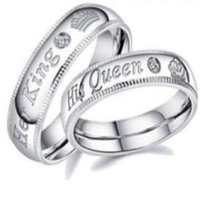 King and Queen couple ring combo