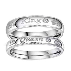 King and Queen couple ring combo