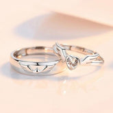 Fantasy Heart Couple Rings Combo