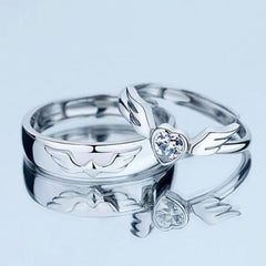 Fantasy Heart Couple Rings Combo