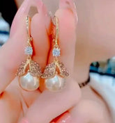 Ball Fancy Zircon Earrings