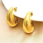 Golden 18K Ocean Drop Earrings