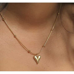 Gold Plated heart Pendant