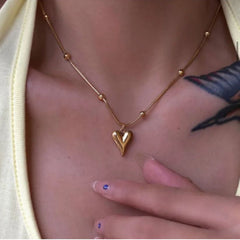 Gold Plated heart Pendant