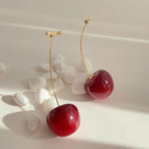 Cherry Drop Earrings
