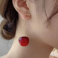 Cherry Drop Earrings
