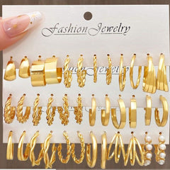Studs Earrings Pack Of 18