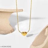 Anti Tarnish Heart Stylish Gold Pendant