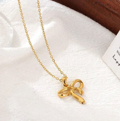 Bow Pendant Necklace