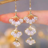 Ginkgo Leaf Earrings