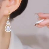 Diamond Drop Earrings