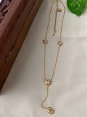 Dainty Crystal Heart Charms Pendant