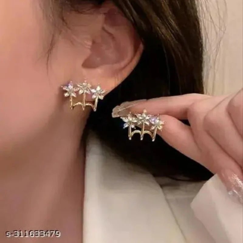 Three 5 Star Earrings