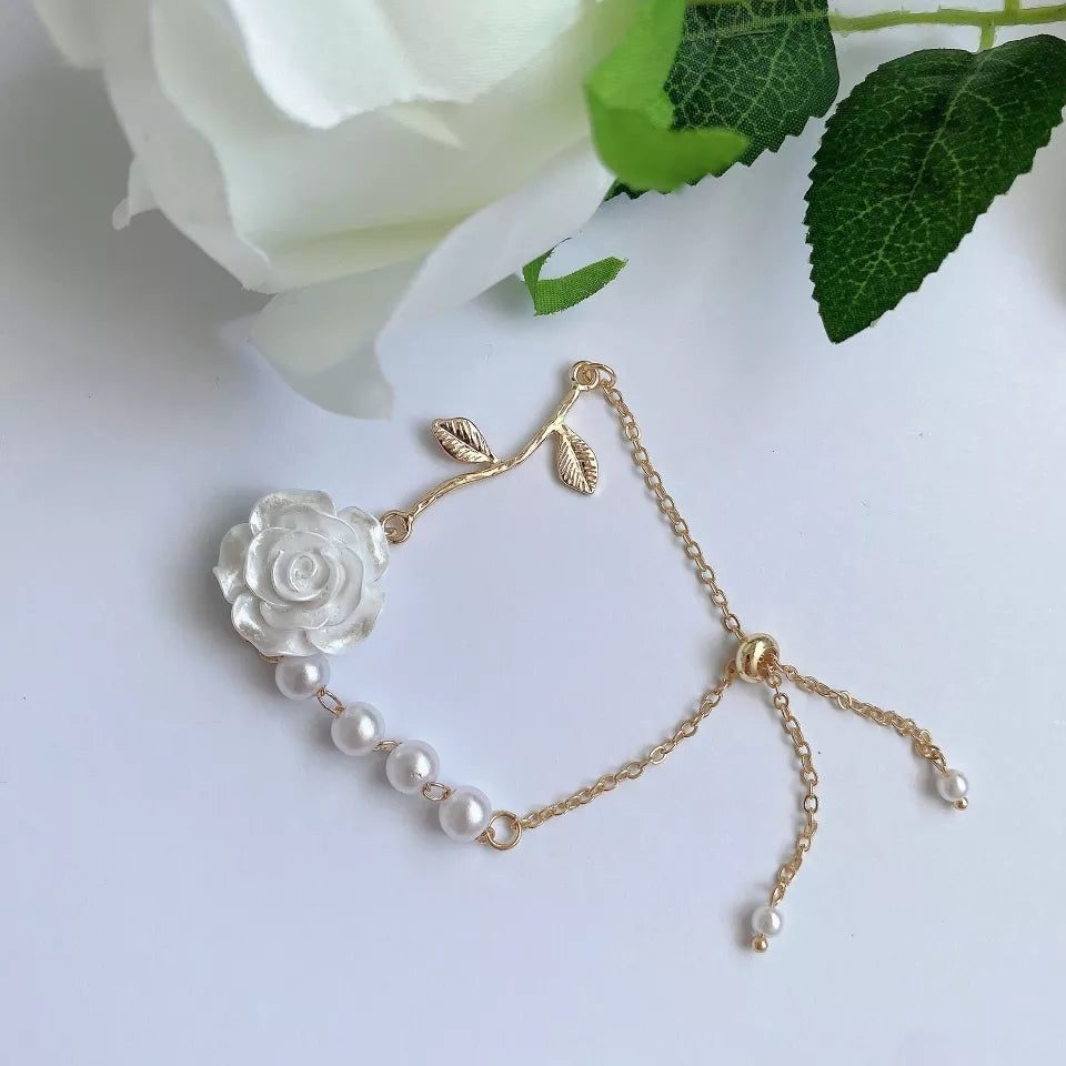 White Rose Bracelet