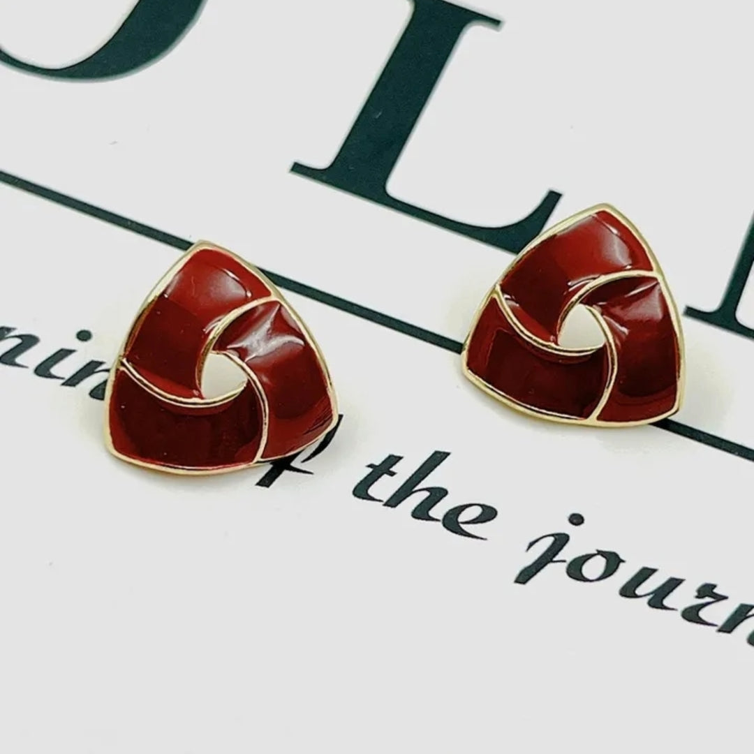 Red Dashing Studs
