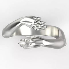 Silver Hug Ring