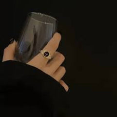 Golden Watch Time Ring