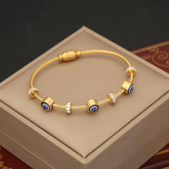 Gold Platted Evil Eye Stylish Bracelet