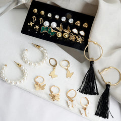 Pretty Earrings Combo Set of 17