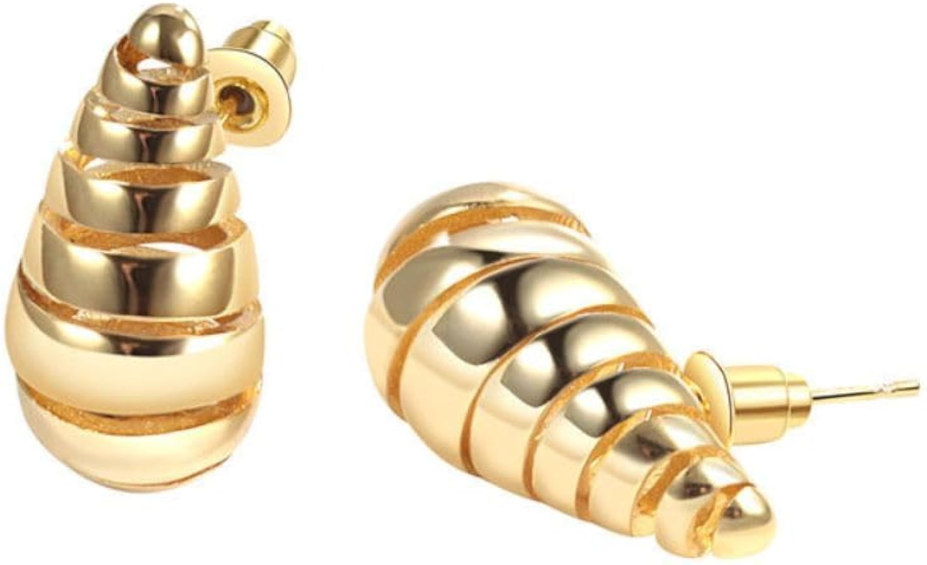 Golden Tides Hoops Earrings