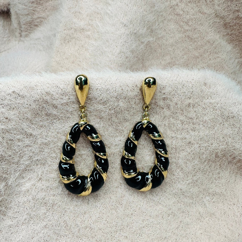 Black Lucky Forever Earrings