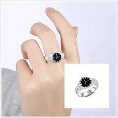 Unique Silver Watch Shape Ring