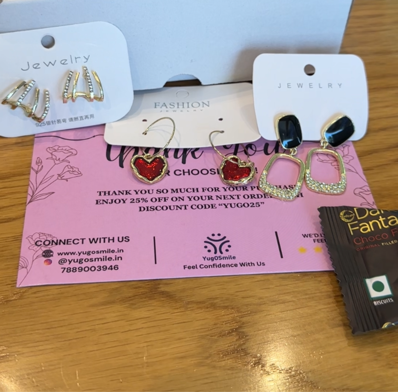 Rakhi Cheerful Combo Pack Of 3 Earrings