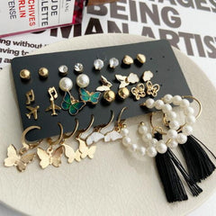 Pretty Earrings Combo Set of 17