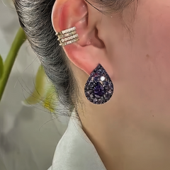 Royal Orchid Earings